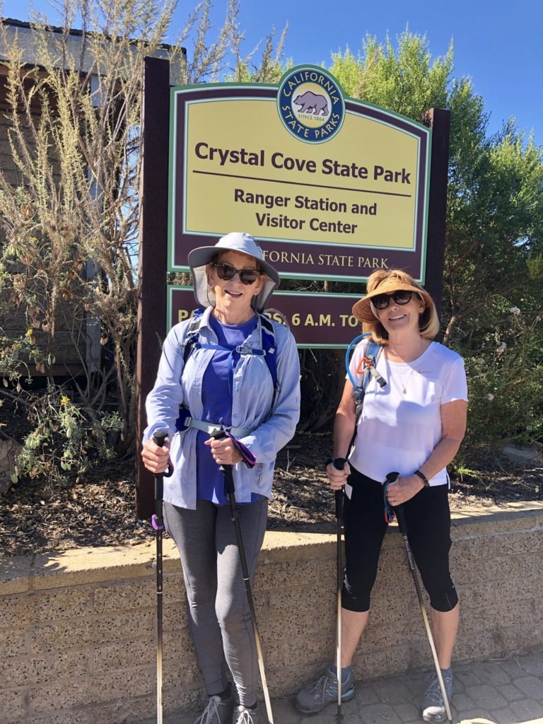 The Before picture of Terri and Donna’s training hike.